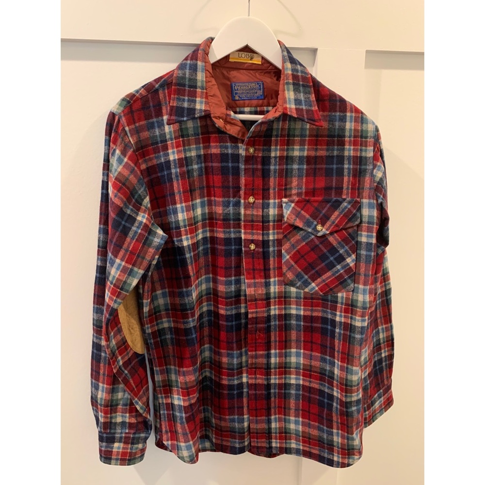 Vintage Pendleton Lobo Wool Flannel Shirt